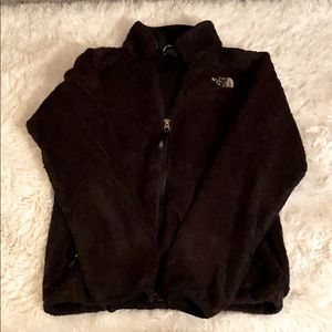 North Face Black Fluffy Jacket